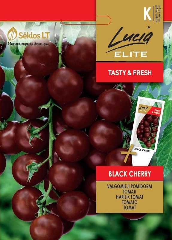 Tomatiseemned Black Cherry seemnepakend