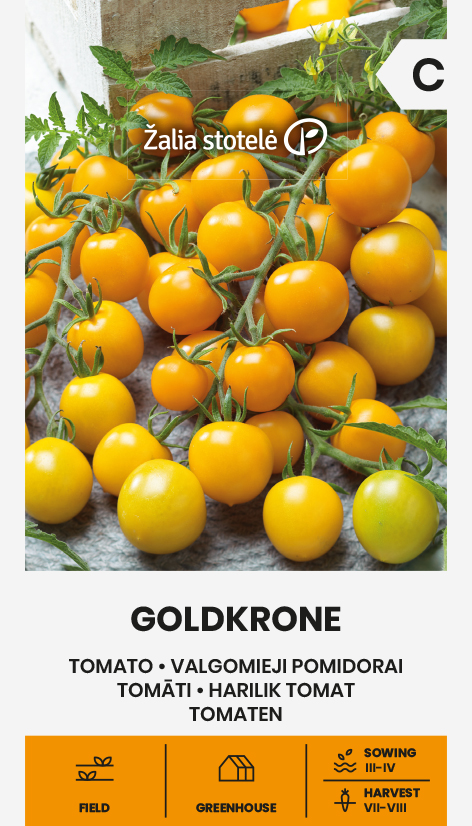 Tomatiseemned Goldkrone seemnepakend
