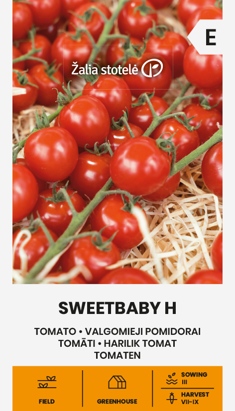 Tomatiseemned Sweetbaby H seemnepakend