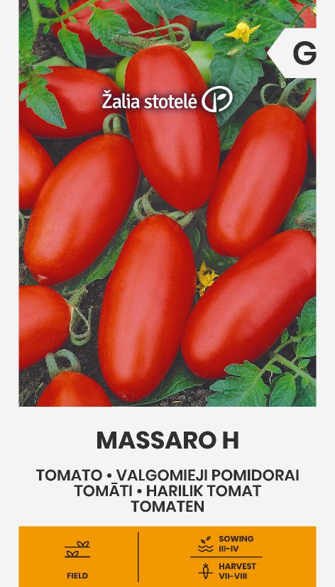 Tomatiseemned Massaro H seemnepakend
