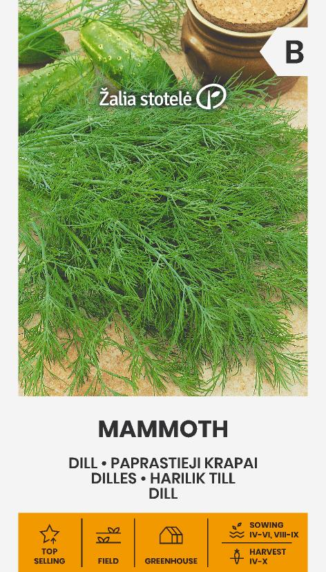 Tilli seemnepakend mammoth
