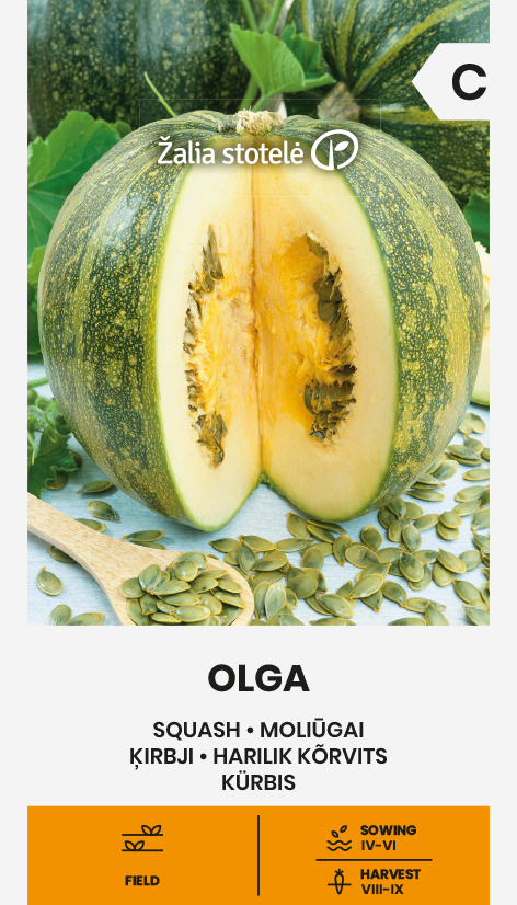 Õlikõrvitsa seemnepakend Olga