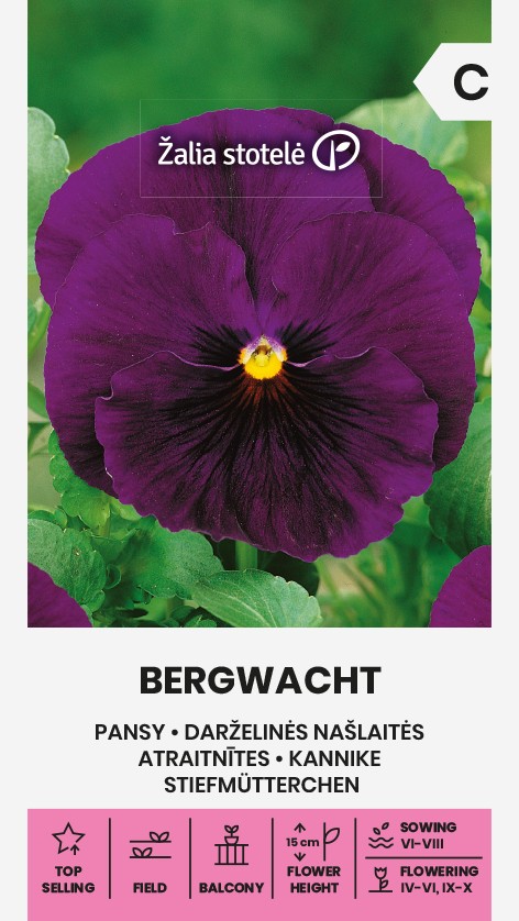 Aedkannike Bergwacht seemnepakend