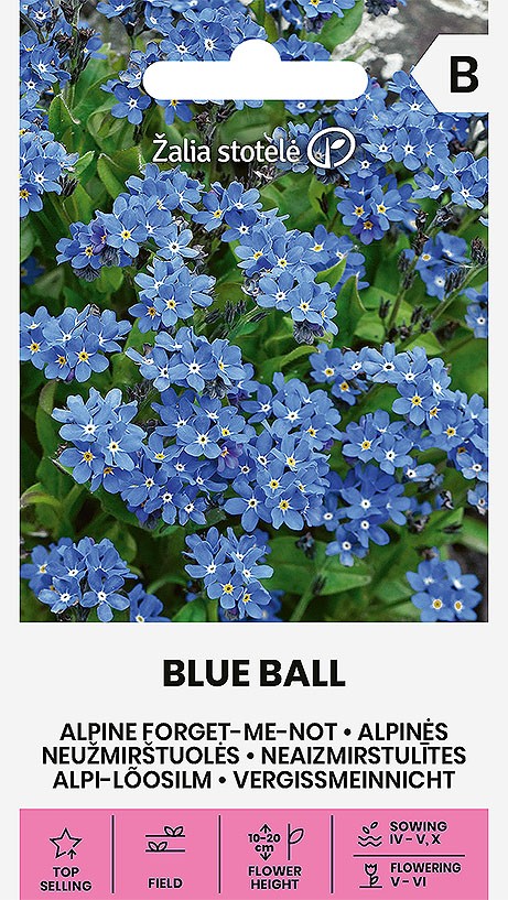 Alpi-lõosilm ‘Blue Ball’ – Myosotis alpestris, seemnepakend