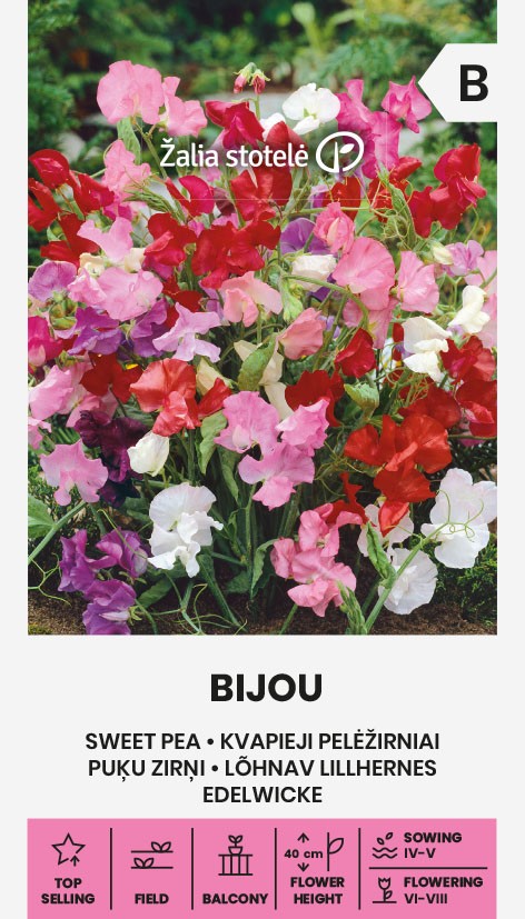 Lõhnav lillhernes Bijou seemnepakend