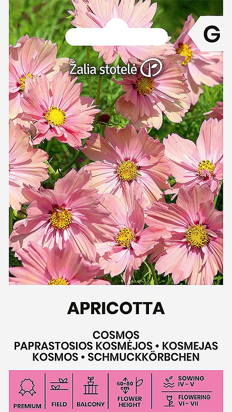 kosmos apricotta seemnepakend