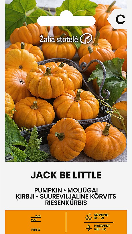 kõrvitsa seemnepakend jack be little